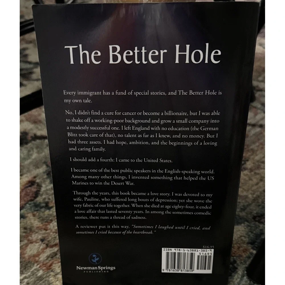 The Better Hole by Meades, Ken Autographed and Inscribed Copy!